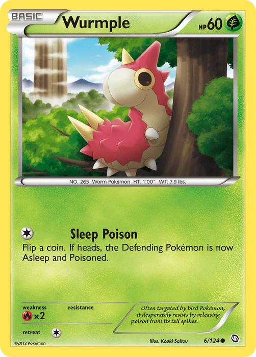 Wurmple (6/124) [Black & White: Dragons Exalted] - for just $0.15! 