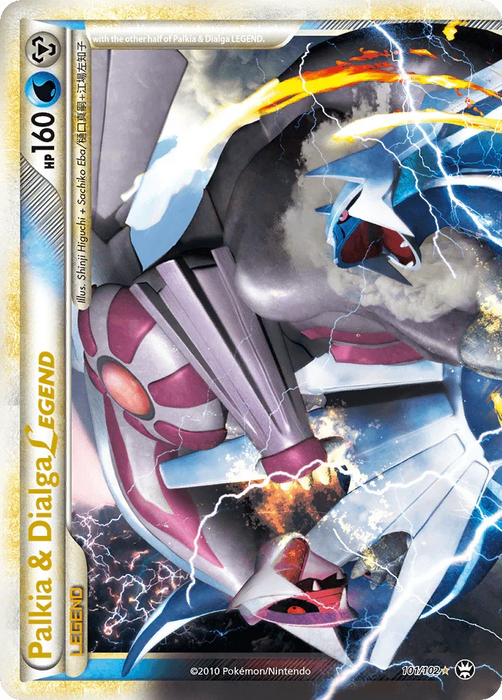 Palkia & Dialga LEGEND (101/102) [HeartGold & SoulSilver: Triumphant] - for just $45.55! 