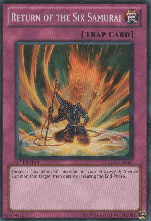 Return of the Six Samurai [LCGX-EN262] Common - for just $0.10! 