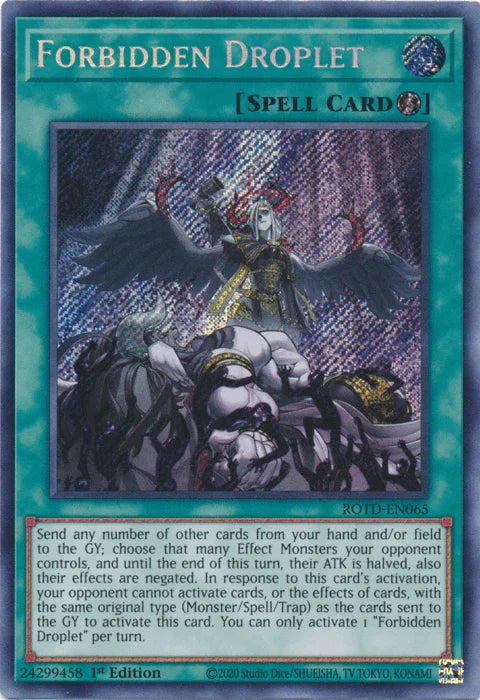 Forbidden Droplet [ROTD-EN065] Secret Rare - for just $7.75! 
