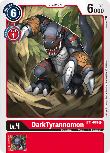 DarkTyrannomon [BT1-019] [Release Special Booster Ver.1.0] - Just $0.09! Shop now at Retro Gaming of Denver