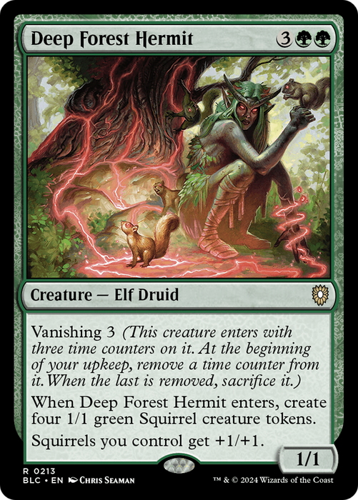 Deep Forest Hermit (BLC-213) - Bloomburrow Commander - for just $0.10! 