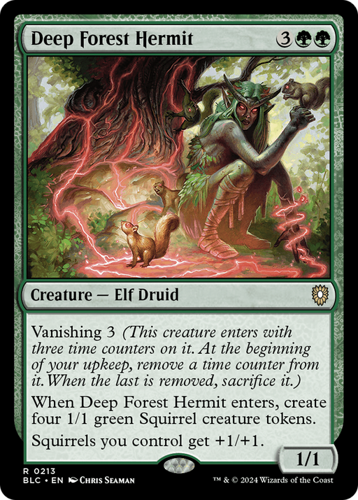Deep Forest Hermit (BLC-213) - Bloomburrow Commander - for just $0.10! 