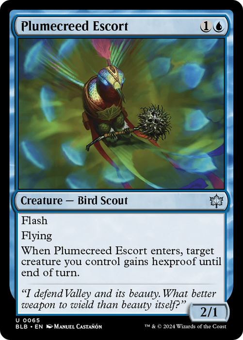Plumecreed Escort (BLB-065) - Bloomburrow - for just $0.07! 
