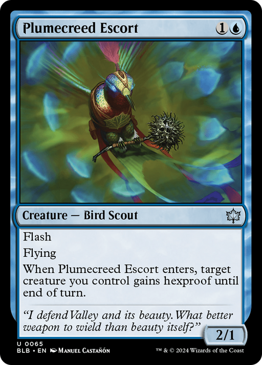 Plumecreed Escort (BLB-065) - Bloomburrow - for just $0.07! 