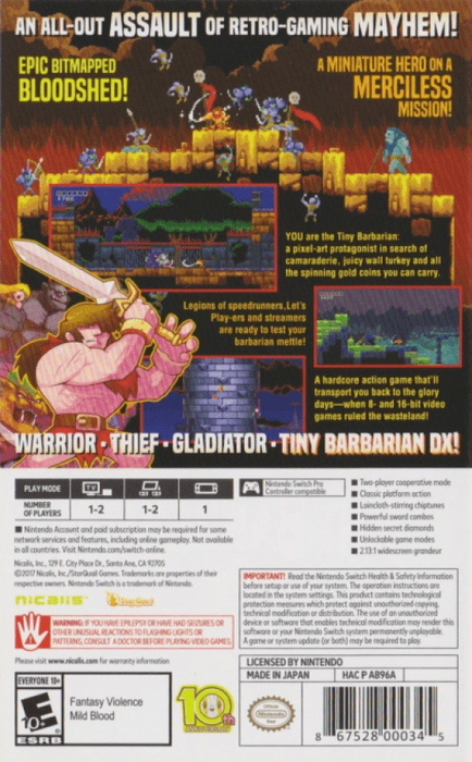 Tiny Barbarian DX – Nintendo Switch (NS) - for just $18.99! 