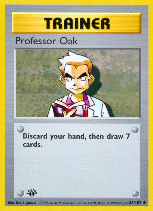 Professor Oak (88/102) (Shadowless) [Base Set 1st Edition] - Just $12.25! Shop now at Retro Gaming of Denver