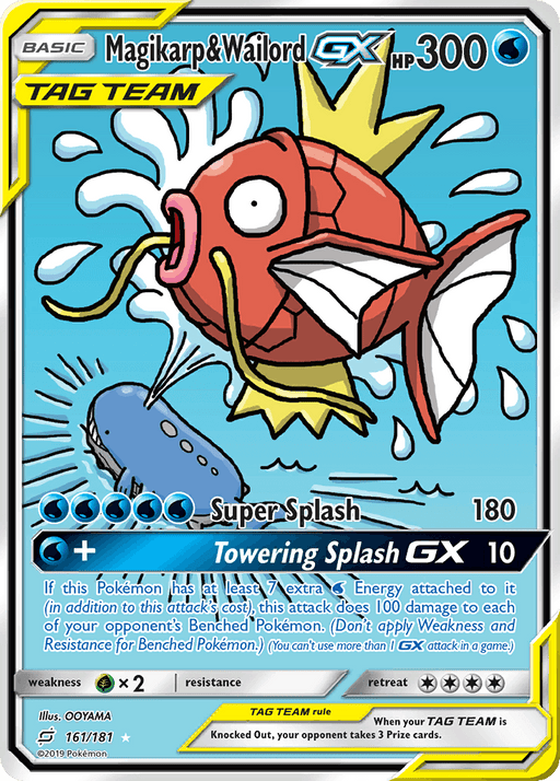 Magikarp & Wailord GX (161/181) [Sun & Moon: Team Up] - for just $337.40! 