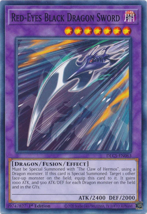 Red-Eyes Black Dragon Sword [DLCS-EN063] Common - for just $0.20! 