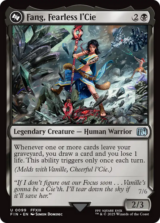 Fang, Fearless l'Cie (FIN-099) - FINAL FANTASY Foil - for just $0.09! 