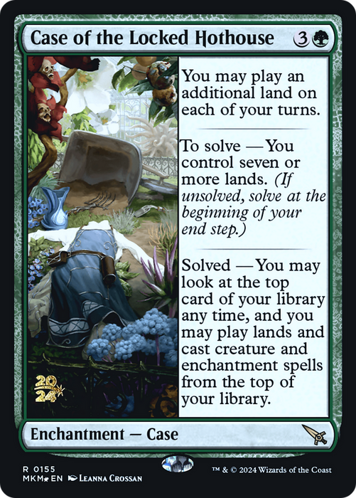 Case of the Locked Hothouse (PRE-155) - Murders at Karlov Manor Promos Foil - for just $2.35! 