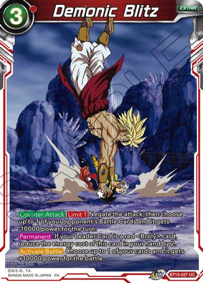 Demonic Blitz (BT15-027) [Saiyan Showdown] - for just $0.10! 