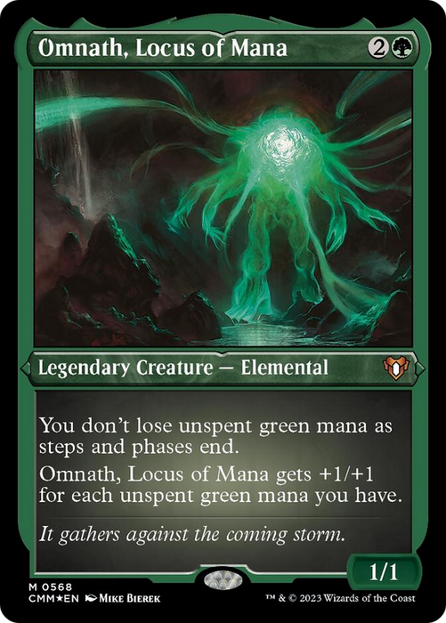 Omnath, Locus of Mana (Foil Etched) [Commander Masters] - for just $1.85! 