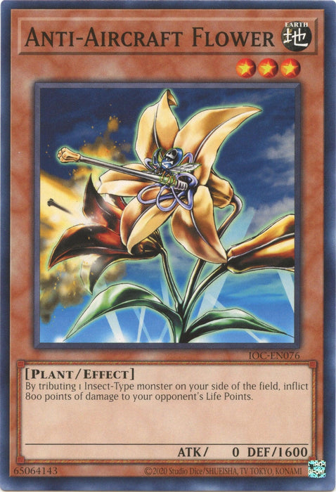 Anti-Aircraft Flower (25th Anniversary) [IOC-EN076] Common - for just $0.10! 