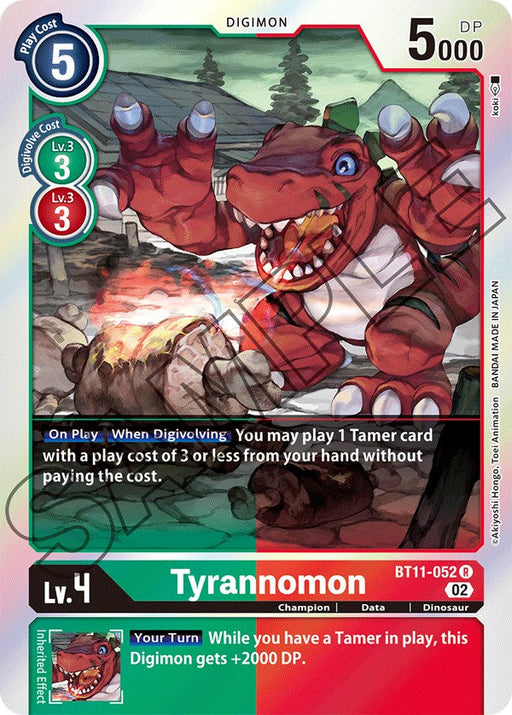 Tyrannomon [BT11-052] [Dimensional Phase] - Just $0.35! Shop now at Retro Gaming of Denver