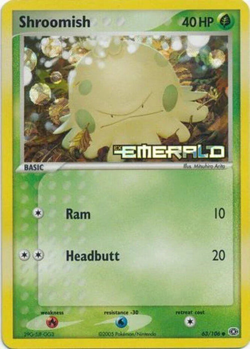 Shroomish (63/106) (Stamped) [EX: Emerald] - for just $5.30! 