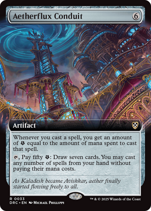 Aetherflux Conduit (DRC-033) - Commander: Aetherdrift: (Extended Art) - for just $0.09! 