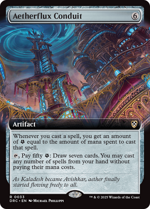 Aetherflux Conduit (DRC-033) - Commander: Aetherdrift: (Extended Art) - for just $0.09! 