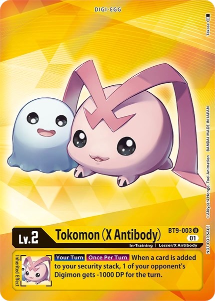 Tokomon (X Antibody) [BT9-003] (Alternative Art - Box Topper) [X Record] - Just $0.10! Shop now at Retro Gaming of Denver