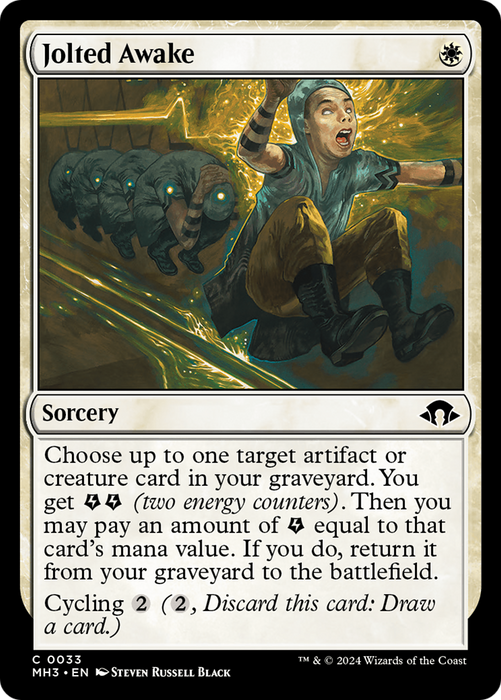 Jolted Awake (MH3-033) - Modern Horizons 3 - for just $0.05! 