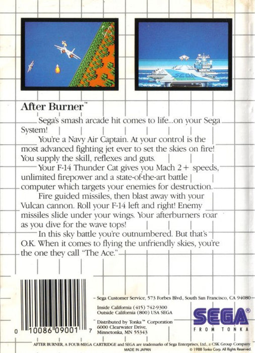 After Burner – Sega Master System (SMS) - for just $4.99! 