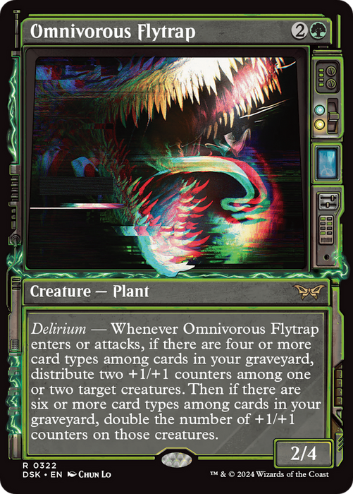 Omnivorous Flytrap (DSK-322) - Duskmourn: House of Horror: (Showcase) Foil - for just $0.09! 