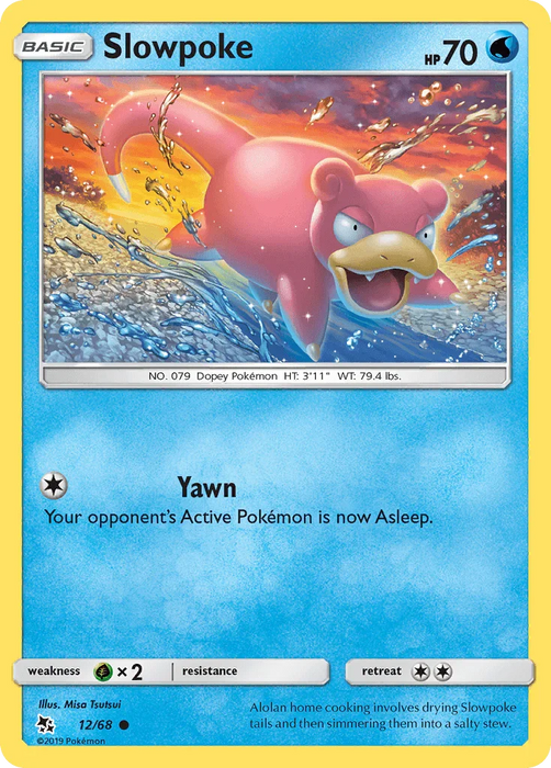 Slowpoke (12/68) [Sun & Moon: Hidden Fates] - for just $0.10! 