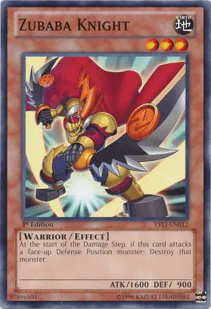 Zubaba Knight [YS13-EN012] Common - for just $0.10! 