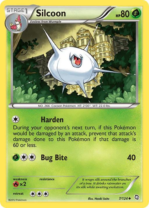 Silcoon (7/124) [Black & White: Dragons Exalted] - for just $0.20! 