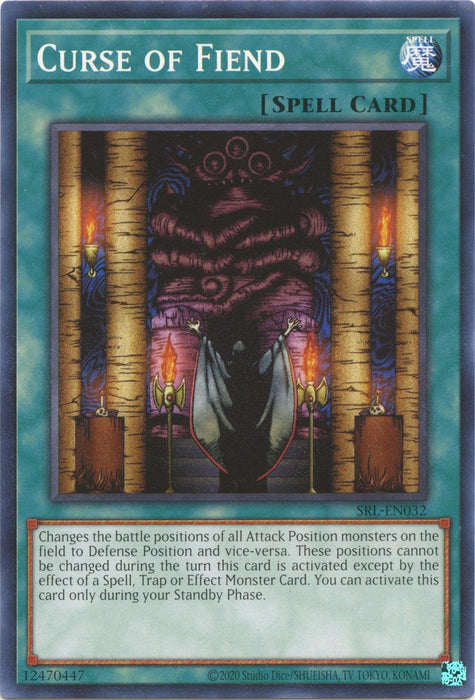 Curse of Fiend (25th Anniversary) [SRL-EN032] Common - for just $0.10! 