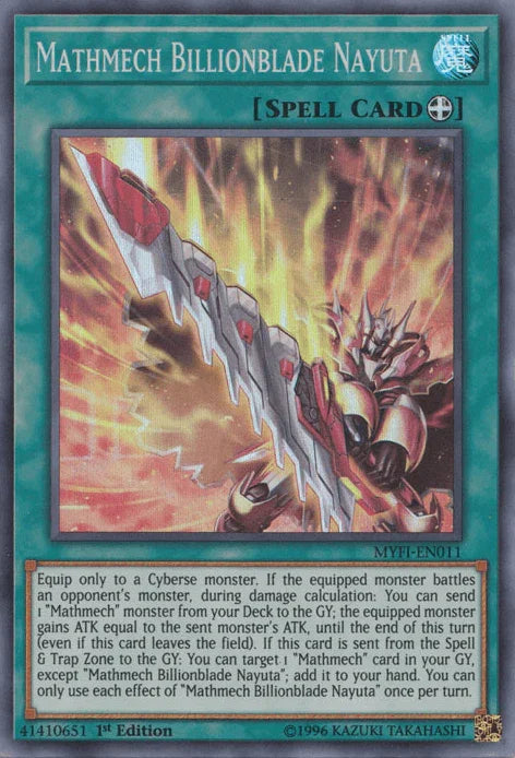 Mathmech Billionblade Nayuta [MYFI-EN011] Super Rare - for just $0.10! 