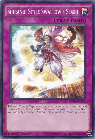 Shiranui Style Swallow's Slash [MP16-EN228] Common - for just $0.10! 