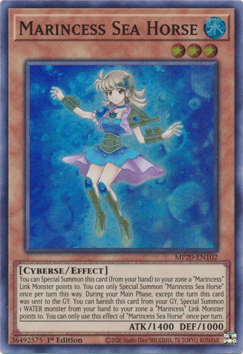 Marincess Sea Horse [MP20-EN102] Super Rare - for just $0.10! 