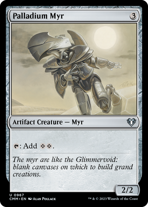 Palladium Myr (CMM-967) - Commander Masters - for just $0.35! 