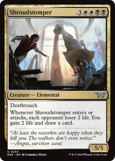 Shroudstomper (Duskmourn: House of Horror) Near Mint - for just $0.30! 