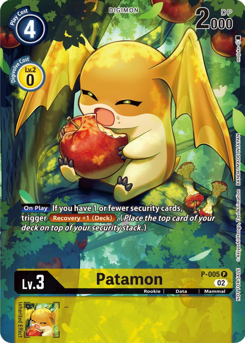 Patamon [P-005] (Digimon Illustration Competition Promotion Pack) [Promotional Cards] - Just $0.09! Shop now at Retro Gaming of Denver