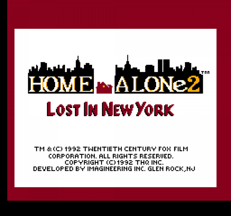 Home Alone 2: Lost In New York – Nintendo Entertainment System (NES) - for just $9.99! 