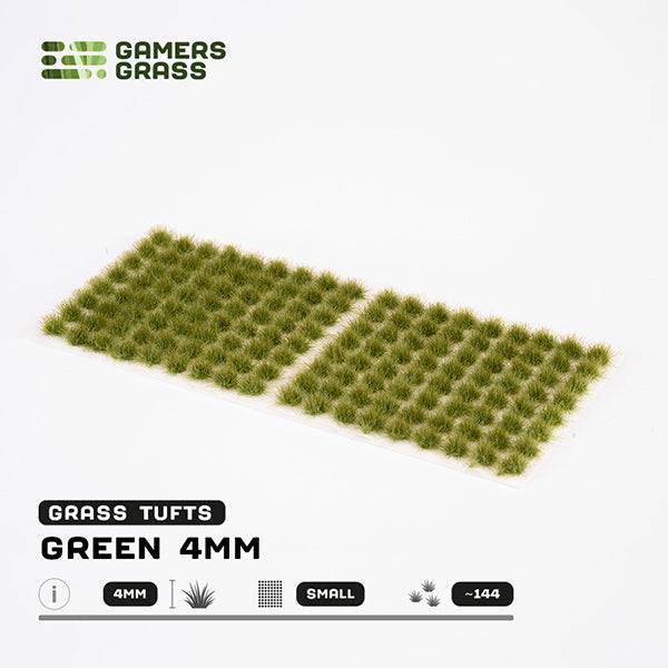 Gamers Grass Tufts: Green 4mm- Small - for just $5.95! 