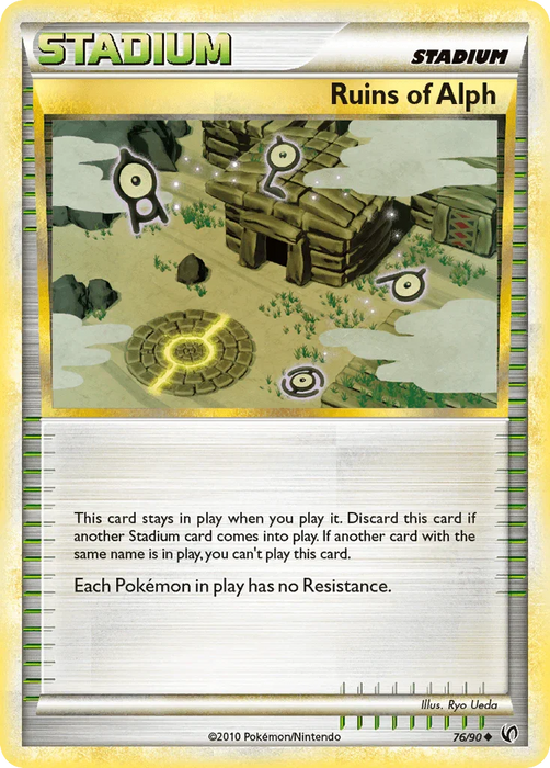 Ruins of Alph (76/90) [HeartGold & SoulSilver: Undaunted] - for just $0.20! 