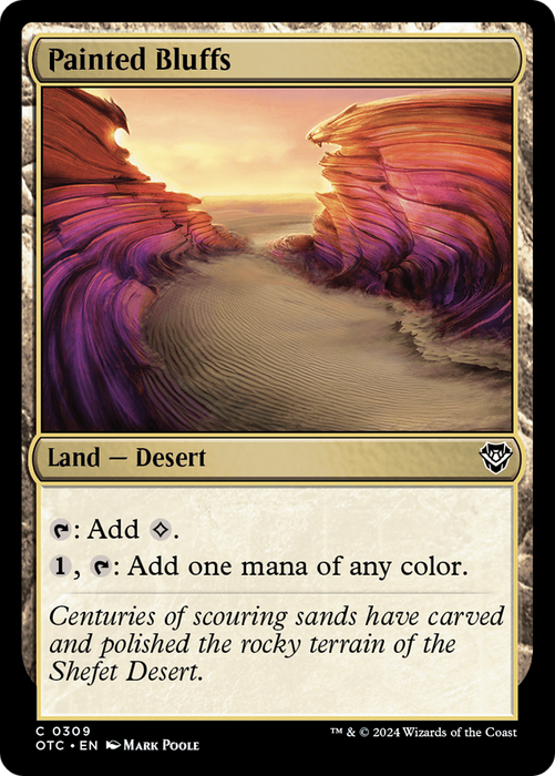 Painted Bluffs (OTC-309) - Outlaws of Thunder Junction Commander - for just $0.05! 