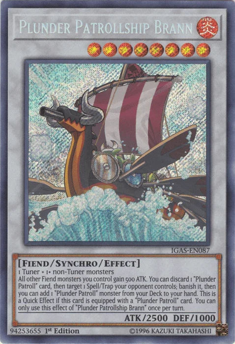 Plunder Patrollship Brann [IGAS-EN087] Secret Rare - for just $0.20! 