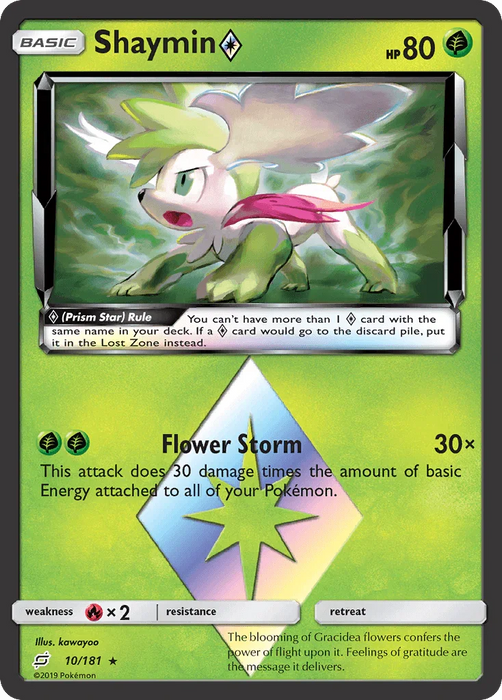Shaymin (10/181) (Prism Star) [Sun & Moon: Team Up] - for just $2.20! 