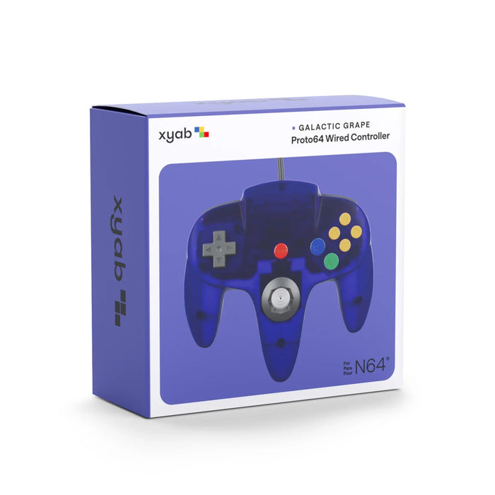 PROTO64 Wired Controller for Nintendo 64 (N64) [Galactic Grape] – Nintendo 64 Accessory (N64) - for just $19.99! 