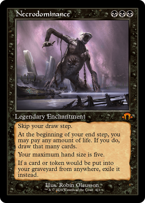 Necrodominance (Retro Frame) (MH3-411) - Modern Horizons 3 - for just $1.55! 