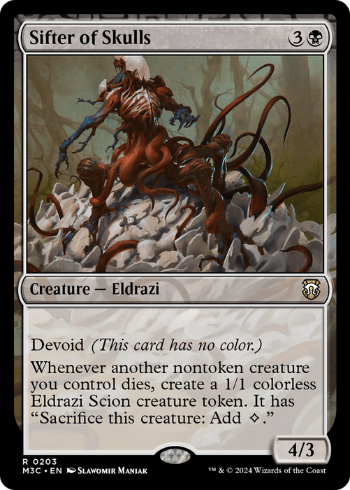 Sifter of Skulls (M3C-203) - Modern Horizons 3 Commander: (devoid) - for just $0.29! 