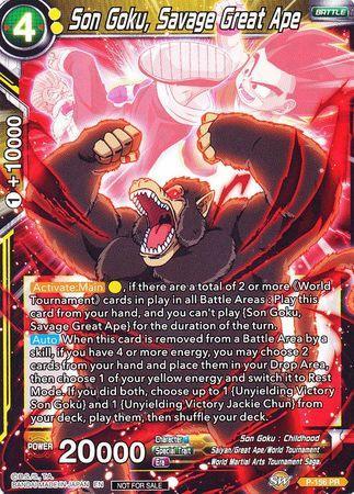 Son Goku, Savage Great Ape (Power Booster) (P-156) [Promotion Cards] - for just $0.20! 
