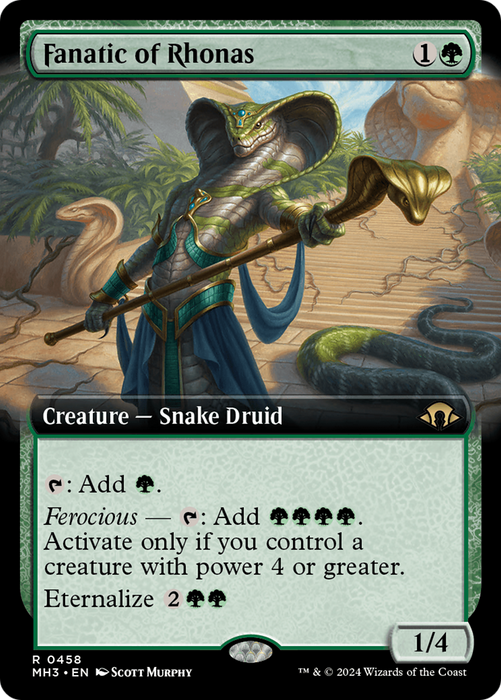Fanatic of Rhonas (Extended Art) (MH3-458) - Modern Horizons 3: (Extended Art) - for just $2.90! 