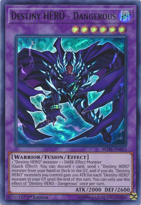 Destiny Hero - Dangerous [BLHR-EN063] Ultra Rare - for just $0.25! 