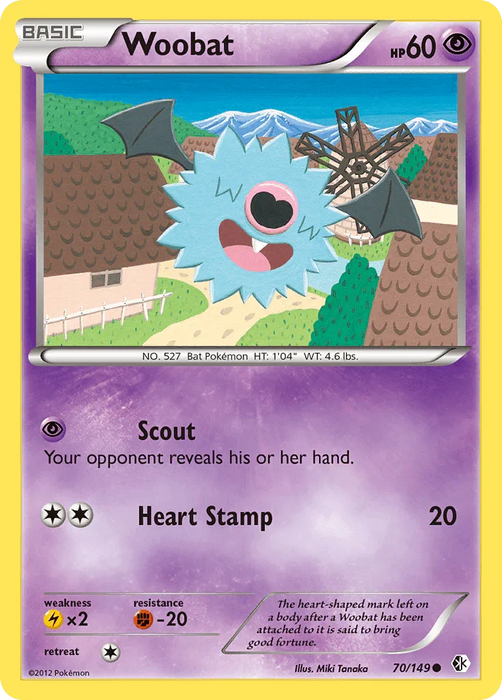 Woobat (70/149) [Black & White: Boundaries Crossed] - for just $0.15! 