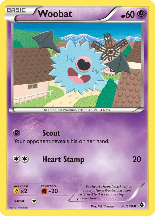 Woobat (70/149) [Black & White: Boundaries Crossed] - for just $0.15! 
